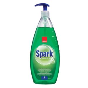 Sano Spark Cucumber tekući sapun za suđe, boca od 1 litre s pumpicom - Deterdžent za suđe za osjetljivu kožu
