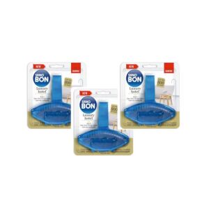 SanoBon paket od 3 osvježivača za WC, miris Luxury Hotel, kruto sredstvo za čišćenje WC školjke - Deterdžent za suđe za osjetljivu kožu