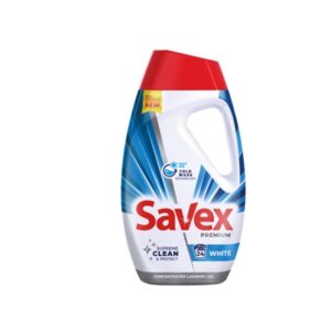 Savex Premium White tekući deterdžent, 1.08L, 24 pranja, za bijelu odjeću - Deterdžent za suđe za osjetljivu kožu