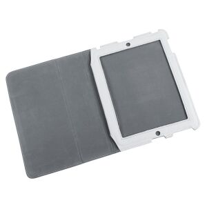 Husa albă pentru iPad 3, vedere deschisă, arătând interiorul husei - Huse tablete