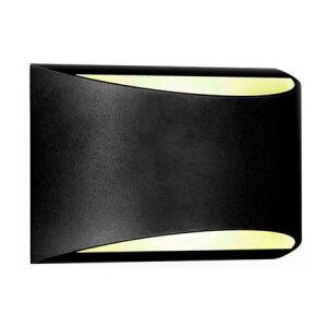 Lampa LED Perete 10W Alb Neutru - Negru, IP54 124904709 - Lămpi de perete pentru exterior