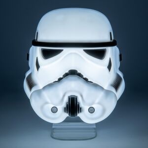 Paladone Star Wars Stolná lampa prilba Stormtrooper, biela, 22 cm - Dekoratívne lampy