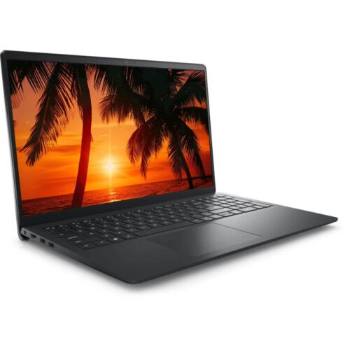 Dell Inspiron 15 3520 laptop, 3/4 nézet, billentyűzet látható 