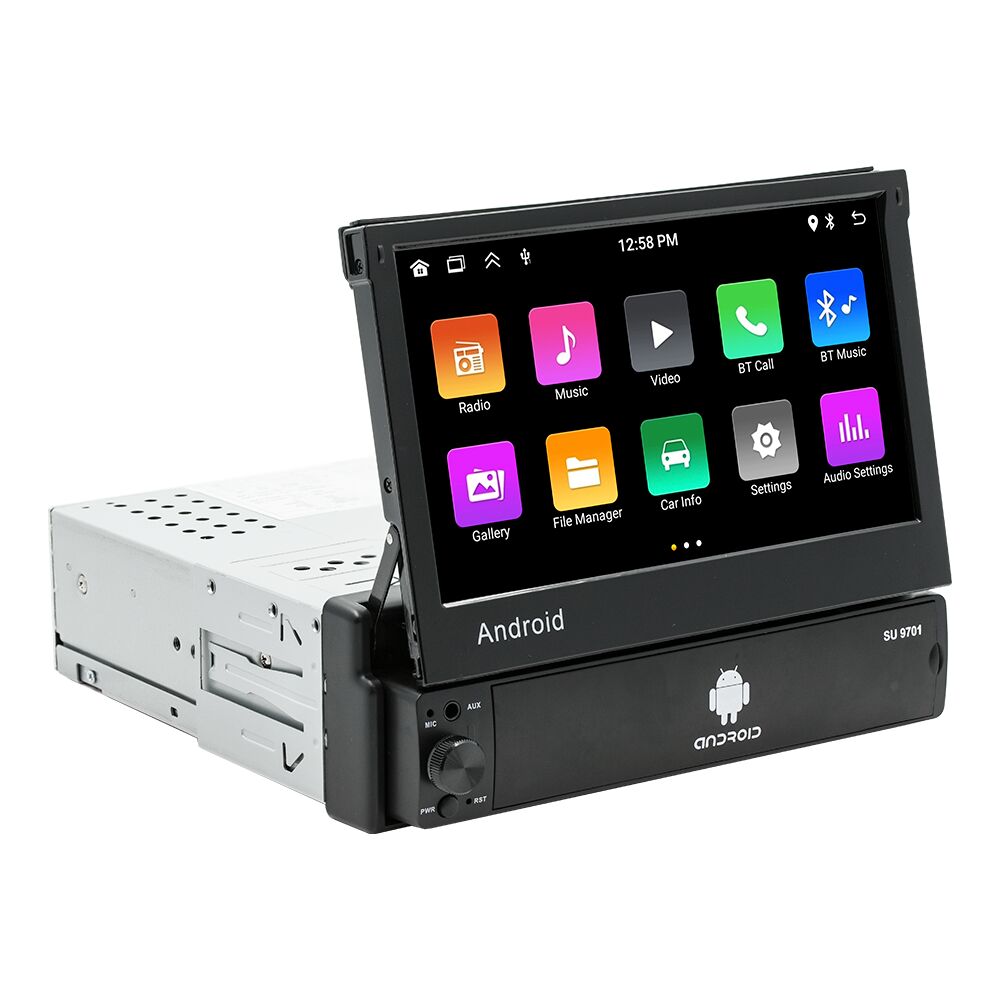 ILIKE 9701-J 7“ Android auto, Carplay, 1DIN, Manuálisan behúzható képernyő