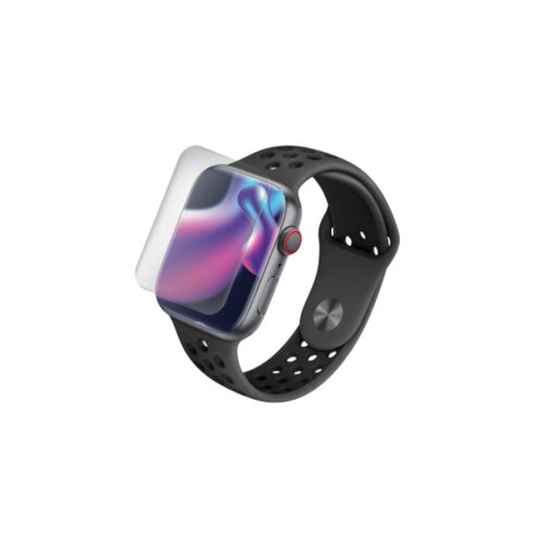 Duragon képernyővédő fólia Fitbit Versa 4 okosórára felhelyezve - Okosóra kijelzővédő fólia