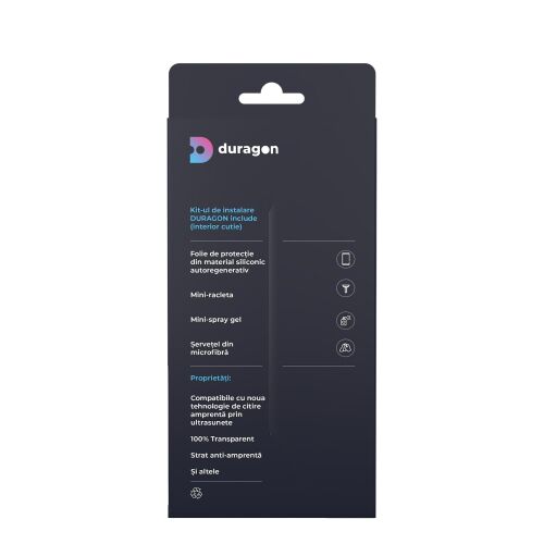 Szilikon kijelzővédő fólia, Duragon, kompatibilis a következőkkel ASUS Vivobook 16X M1603QA, matt 124818265