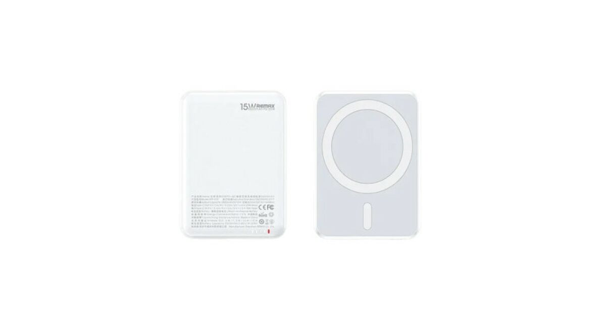 Remax Fantasy RPP-509 MagSafe Powerbank 5000mAh 20W - Fehér RPP-509 ...