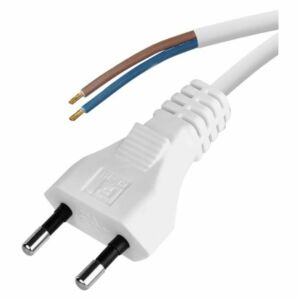 EMOS Szerelhető vezeték 2x0.5 2m fehér 124828304 - Szerelt hálózati kábel