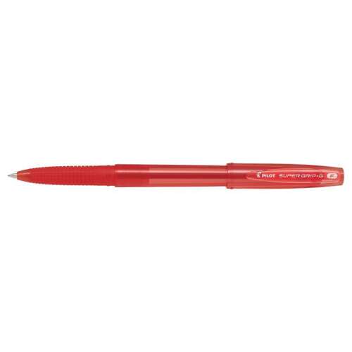 Ballpoint pen 0,7 cap f super grip g pilot, writing colour red