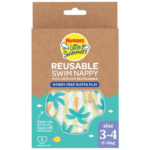 Huggies Little Swimmers mosható Úszópelenka 11-14kg Midi 3-4 - Tropical Trees (1db) 124872955