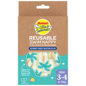 Пелени за плуване Huggies Little Swimmers 11-14kg Midi 3-4 - Тропически дървета (1бр.) 124872955 - Пеленаче