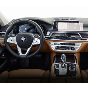 Folie de protecție mată Duragon instalată pe ecranul de navigație BMW Seria 7 2019-2022 - Electronica auto