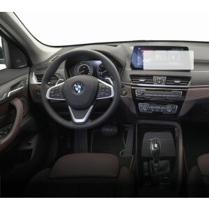 Folie de protecție mată Duragon instalată pe ecranul de navigație BMW X1 2020-2022 - Electronica auto