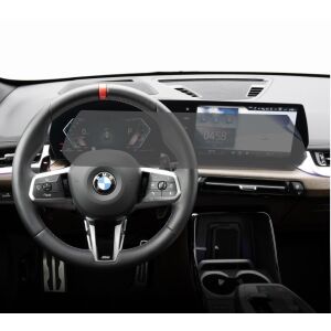 Folie de protecție mată Duragon instalată pe ecranul de navigație BMW X2 2023+ - Accesorii electronice auto