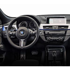 Folie mată de protecție Duragon instalată pe ecranul de navigație BMW X2 2018-2023 - Accesorii electronice auto