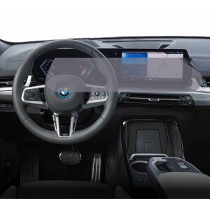 Folie de protecție mată Duragon instalată pe ecranul de navigație BMW iX3 - Accesorii electronice auto