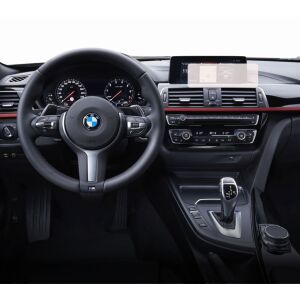 Folie de protecție pentru ecranul de navigație Duragon instalată pe un display BMW Seria 4 (2018-2020) - Accesorii electronice auto