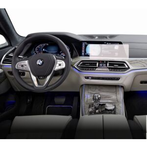 Folie de protecție pentru ecranul de navigație Duragon pentru BMW X7 2018-2022 instalată în mașină - Accesorii electronice auto
