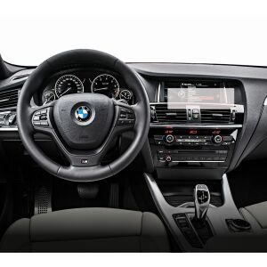Tablou de bord BMW X4 2015-2018 cu protecție ecran navigație Duragon instalată - Electronica auto