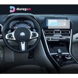Folie de protecție mată Duragon instalată pe ecranul de navigație BMW Seria 8 - Accesorii electronice auto