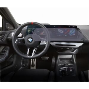 Duragon Displayschutzfolie installiert auf BMW 1er 2024+ Navigations- und Instrumentenkombi - Kfz-Elektronik