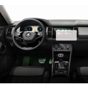 Folia ochronna na ekran nawigacji Duragon Skoda Kodiaq 2021-2023 zainstalowana w samochodzie - Pojazd i części