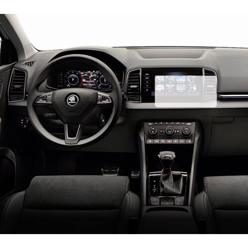 Duragon Skoda Octavia 2024+ Folia ochronna na ekran nawigacji zamontowana na desce rozdzielczej