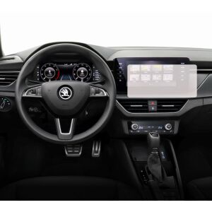 Folie de protecție Duragon Skoda Kamiq 2023+ pentru ecranul de navigație instalată în mașină - Electronica auto