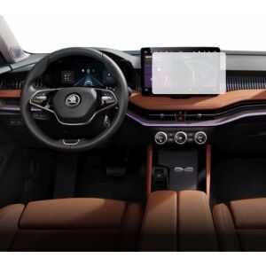 Folie de protecție Duragon Skoda Superb 2023+ pentru ecranul de navigație instalată în mașină - Accesorii electronice auto