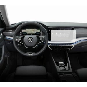 Duragon Skoda Octavia 2017-2019 navigációs képernyővédő fólia felszerelve - Fejegység kiegészítő