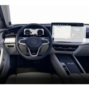 Folie de protecție ecran navigație Duragon Volkswagen Passat 2023+ instalată în mașină - Electronica auto