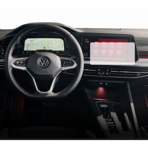 Folia ochronna na ekran nawigacji Duragon Volkswagen Golf 2019-2024 zamontowana na desce rozdzielczej - Pojazd i części