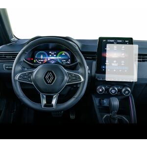 Duragon Renault Clio 2023+ navigációs képernyővédő a műszerfalra szerelve - Fejegység kiegészítő