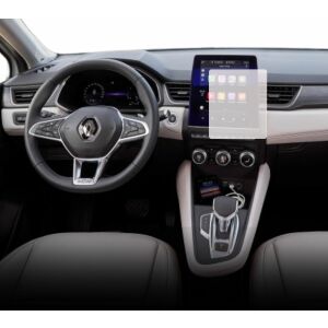 Folie de protecție pentru ecranul de navigație Duragon Renault Captur 2024+ instalată în mașină - Accesorii electronice auto