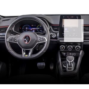 Folie de protecție Duragon pentru ecranul de navigație Renault Arkana 2023+ instalată - Accesorii electronice auto