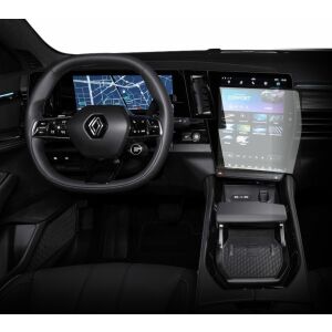Folie de protecție Duragon instalată pe ecranul de navigație Renault Austral 2022+ - Accesorii electronice auto