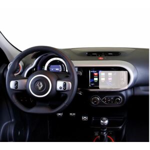 Duragon Renault Twingo 2019+ navigációs képernyővédő a kocsiba szerelve - Fejegység kiegészítő