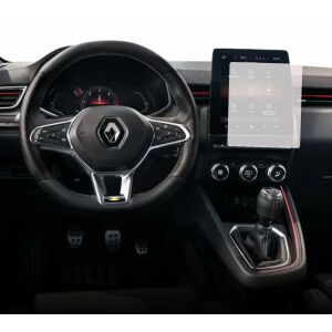 Folie de protecție mată Duragon pentru ecranul de navigație Renault Clio 2019-2023 instalată în mașină - Accesorii electronice auto