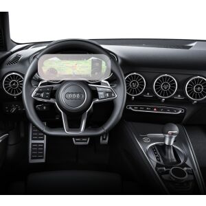Folie de protecție mată Duragon instalată pe ecranul de navigație și pe grupul de instrumente Audi TT Coupe 2018+ - Accesorii electronice auto