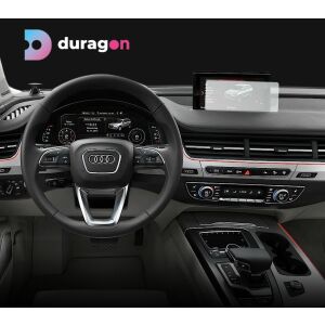 Folie mată de protecție ecran navigație Duragon Audi Q7 2015-2019 în interiorul mașinii - Accesorii electronice auto