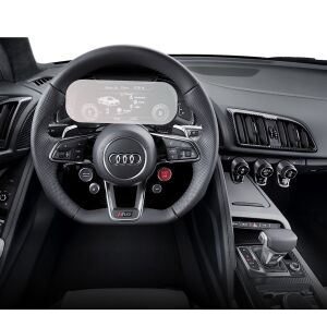 Folie de protecție Duragon Audi R8 2015-2018 pentru ecranul de navigare instalată în mașină - Electronica auto