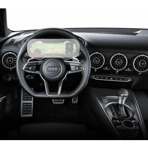 Folie de protecție Duragon instalată pe ecranul de navigație și instrumente Audi TT Coupe 2018+ - Accesorii electronice auto