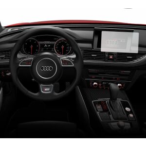 Folie de protecție Duragon pentru ecranul de navigație instalată pe bordul Audi A7 Sportback 2014-2017 - Accesorii electronice auto