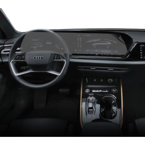 Folia ochronna na ekran nawigacji Duragon do Audi A5 Avant 2024+ zamontowana na desce rozdzielczej