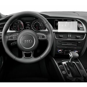 Folie de protecție Duragon pentru ecranul de navigație Audi A5 2011-2016 instalată - Accesorii electronice auto