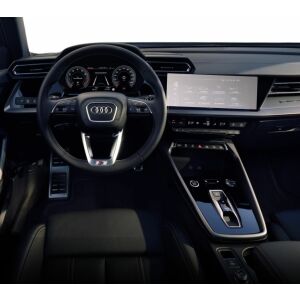 Interior Audi A3 Sedan 2024+ cu folie de protecție Duragon pentru ecranul de navigare instalată - Electronica auto