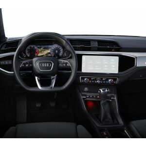 Folie de protecție mată Duragon instalată pe sistemul de navigație Audi Q3 2018+ - Electronica auto