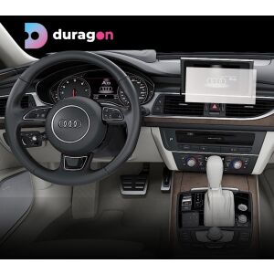 Folie de protecție pentru ecranul de navigație Duragon Audi A6 (2014-2018) instalată în mașină - Accesorii electronice auto