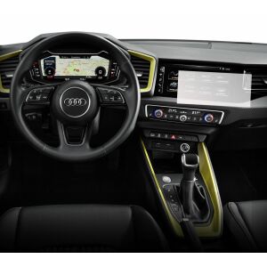Folie de protecție Duragon pentru ecranul de navigație Audi A1 Sportback 2018+ instalată în mașină - Accesorii electronice auto