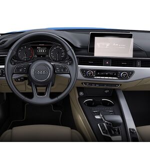 Folie mată de protecție Duragon instalată pe ecranul de navigație Audi A5 Sportback 2016-2019 - Electronica auto